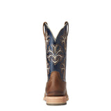 Ariat Men's Cowboss Western Boot With Blue Shaft Heel View