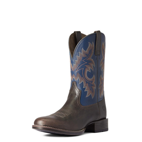 Ariat Men’s Stockman Ultra Wicker/Federal Blue Western Boots
