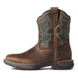 ARIAT Women's Anthem Shortie Western Boot Wide Square Toe side view