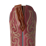 Top side view of the StretchFit shaft on the Ariat Women's Pomegranate Primera StretchFit Western Boots.