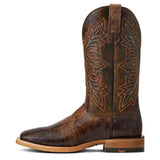 Ariat Men's Distressed Standout Boot in Dusted Wheat Color side view