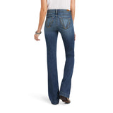  Ariat Ladies Daphne High Rise Toronto Slim Trouser Jeans Back View