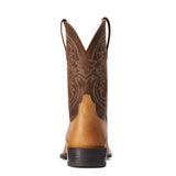 Ariat Matte Tan Buck Sport Pardner Men's Western Boots heel view