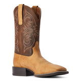 Ariat Matte Tan Buck Sport Pardner Men's Western Boots medial view