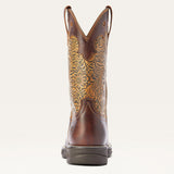Ariat Women's Clay and Brown Floral Square Toe Boots