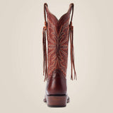 Back side view of Ariat Women's Red Love Song Martina Western Boots.