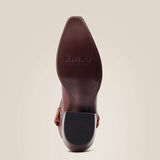 Bottom side view of Ariat Women's Red Love Song Martina Western Boots.
