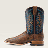 Ariat Men's Carlsbad Adobe Western Boots With Broad Square Toe side view