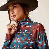 Ariat Women's Baja Print 1/4 Zip Pullover