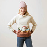 Ariat Girl's Oat Horse Hoodie