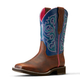 Ariat Women's Dark Cottage Ole Blue Delilah StretchFit Boot front view