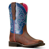 Ariat Women's Dark Cottage Ole Blue Delilah StretchFit Boot medial view