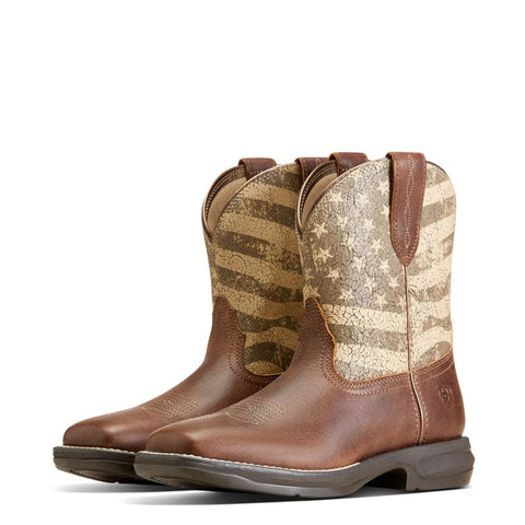 Ariat Women's Anthem Shortie Myra River Road Square Toe Western Boots