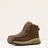 Ariat Men's Western Brown Spitfire All Terrain Leather Shoe front view
