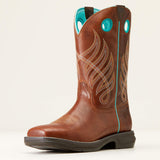 Ariat Ladies Anthem Mila Arizona Canyon Western Boot with Aztec sole pattern view