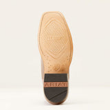 Bottom side view of Ariat Women's Smoky Roughout Futurity Boon Cutter Toe Boots.