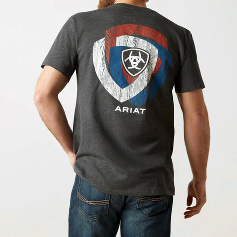 Ariat Men's Charcoal Heather Badge T-Shirt