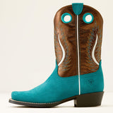 Ariat Kid's Futurity Fort Worth Teal and Gold