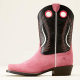 Ariat Kid's Futurity Fort Worth Pink Suede Boots