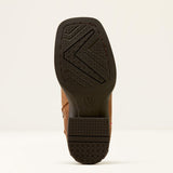 Bottom side view of Ariat Kid's Southwestern San Angelo VenTEK Western Boots.