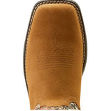 Ariat Ladies Anthem Mila Dark Tan Suede Western Boot-toe view