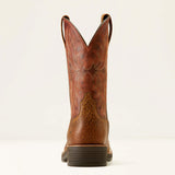Ariat Men's Ridgeback 11" Square Toe Western Work Boot heel view