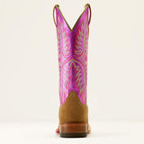 Ariat Women's Frontier Calamity Jane Western Boots -With Broad Square Toe heel view