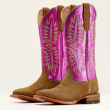 Ariat Women's Frontier Calamity Jane Western Boots -With Broad Square Toe