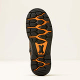 Ariat Men's Big Rig 8" Waterproof Lace Up Work Boot - Iron Coffee color sole view