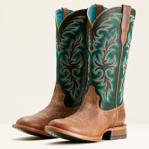 Ariat Ladies Futurity Desperado Gold Coast Brown Western Boot