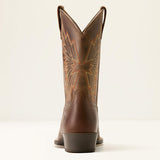 Ariat Youth Decatur Honey Bee Cowboy Boot heel view