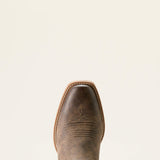 Ariat men’s toe view Western boot.