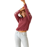 Ariat Women's Rose Cowgirl Tough Crewneck