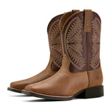 Ariat Kids Boots - Ruidoso - Pearl / Chocolate Brown