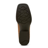 Ariat Kids Boots - Ruidoso - Pearl / Chocolate Brown sole view