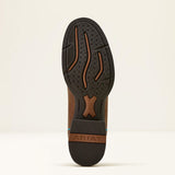 Ariat Ladies Round Up Embroidered Sandstorm White Western Boot sole view