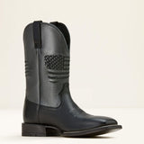 ARIAT MENS CIRCUIT PATRIOT SQUARE TOE WESTERN BOOT MEDIAL VIEW