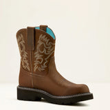 Ariat Ladies Fatbaby Embroidered Sassy Brown Western Boots medial view