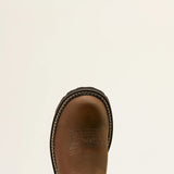 Ariat Ladies Fatbaby Embroidered Sassy Brown Western Boots toe view