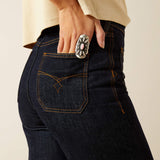 Ultra High Rise Tomboy Western Utility Wide Leg Jean Back Pocket View