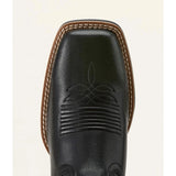 Ariat® Ladies' Black Obsidian Olena Square Toe Boots toe view