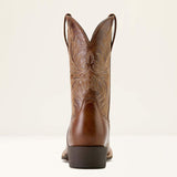 ARIAT Men's Sport Dark Tan Vamp Dark Tan Top Boot heel view
