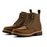 Ariat Distressed Dark Wheat Split Rock Moc Toe Men's Western Boots