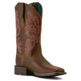 Ariat Women's Wide Square Toe Round Up Western Boot-medial view
