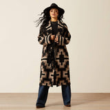 Ariat Ladies Barrel Nala Southwest Sweater Coat full view