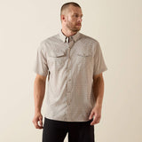Ariat Men's Island Fossil Tan Short Sleeve
