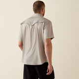 Ariat Men's Island Fossil Tan Short Sleeve