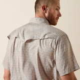 Ariat Men's Island Fossil Tan Short Sleeve