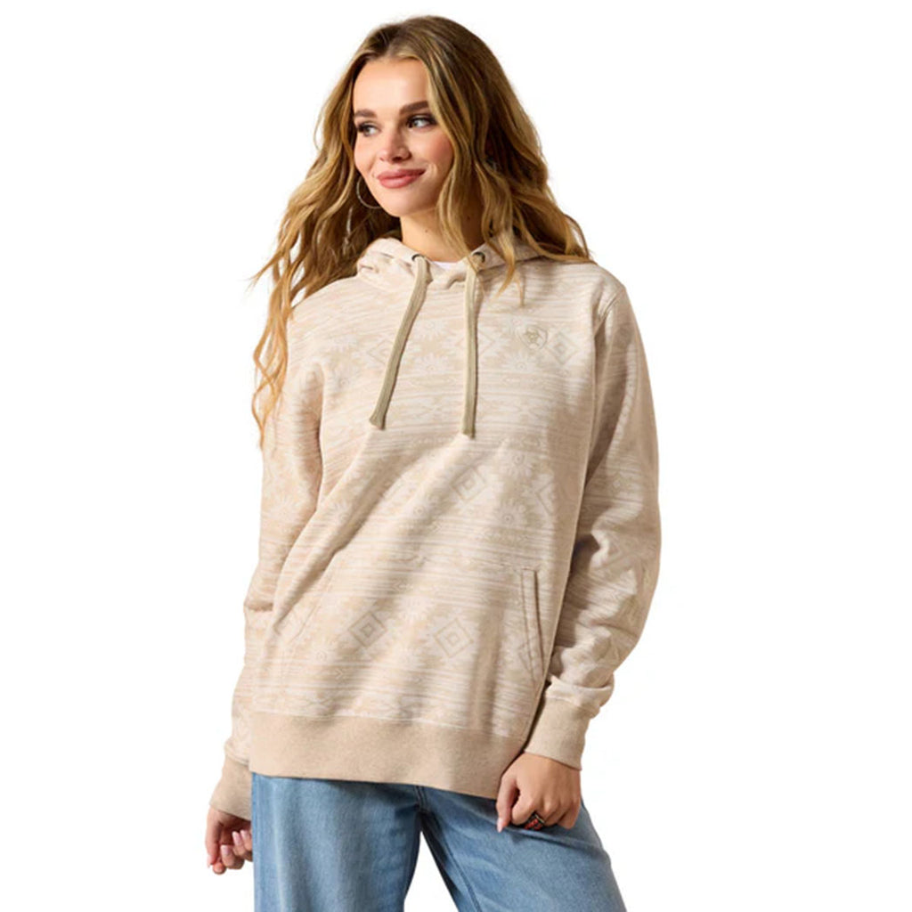 Ariat Women's Southwestern Khaki Logo 2.0 Hoodie