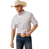 ARIAT PRO SASHA WHITE MULTI PLAID - MENS SHIRT